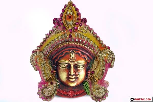 Goddesss Durga Mata Face Images Designs