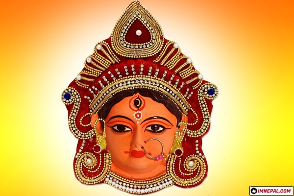Goddesss Durga Mata Face Images Designs