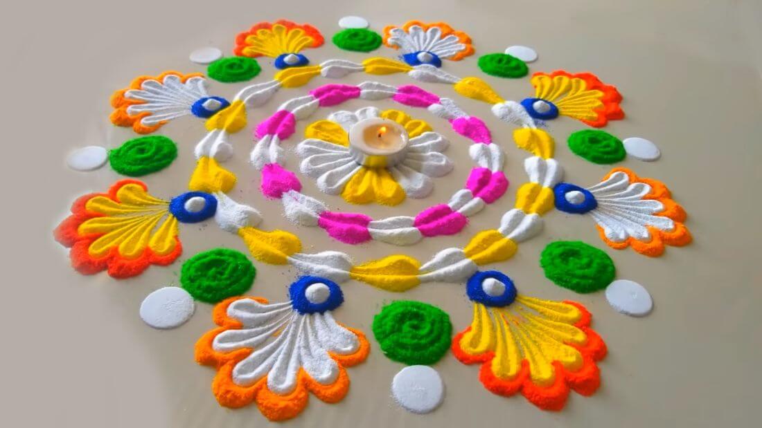 17 Most Beautiful Diwali Rangoli Designs For Your Home