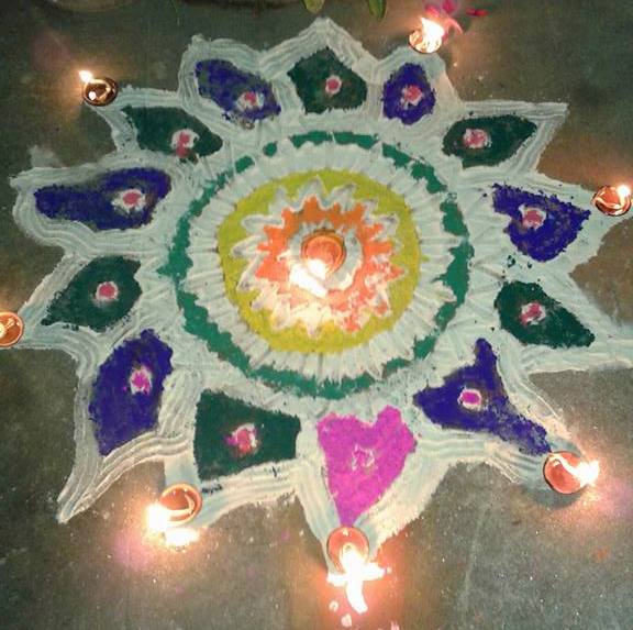 Happy Diwali Deepavali Deepawali Tihar Decoration home Rangoli Designs Images Pictures Photos