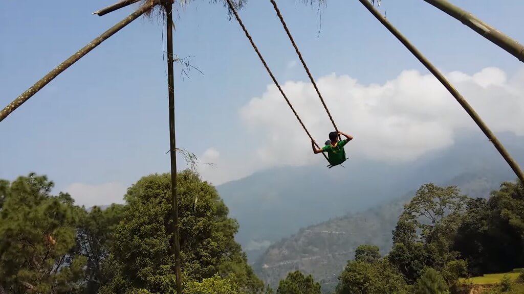 Images Of Dashain Ping Swing, Nepal