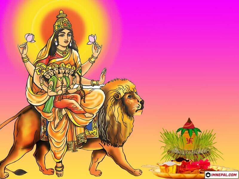 Hindu Goddess Maa Durga Mata Navratri Dussehra Dashain Festival HD Wallpapers Pictures