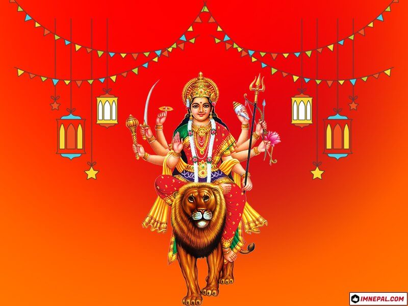 Hindu Goddess Maa Durga Mata Navratri Dussehra Dashain HD Wallpapers Pictures