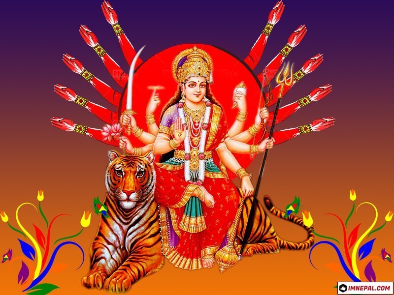 Hindu Goddess Maa Durga Mata Navratri Dussehra Dashain Festival HD Wallpapers Pictures