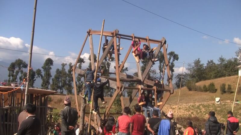 Images Of Dashain Ping Swing, Nepal