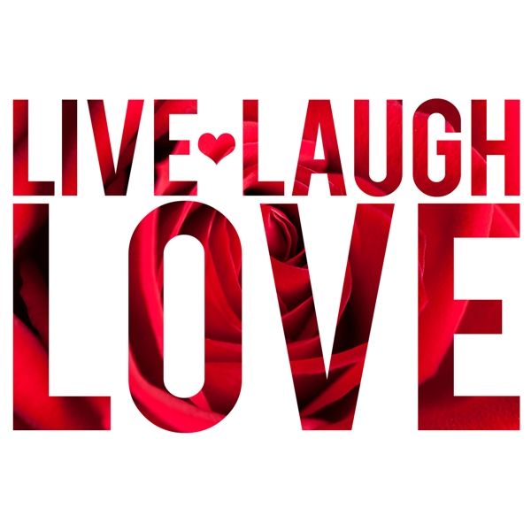 Live Laugh love valentine images