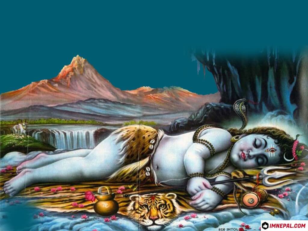 Lord Shiva sleeping Image