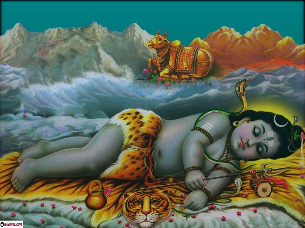 Lord Shiva sleeping Picture