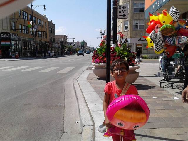 Nepali Cute Baby girl in Cicago, USA