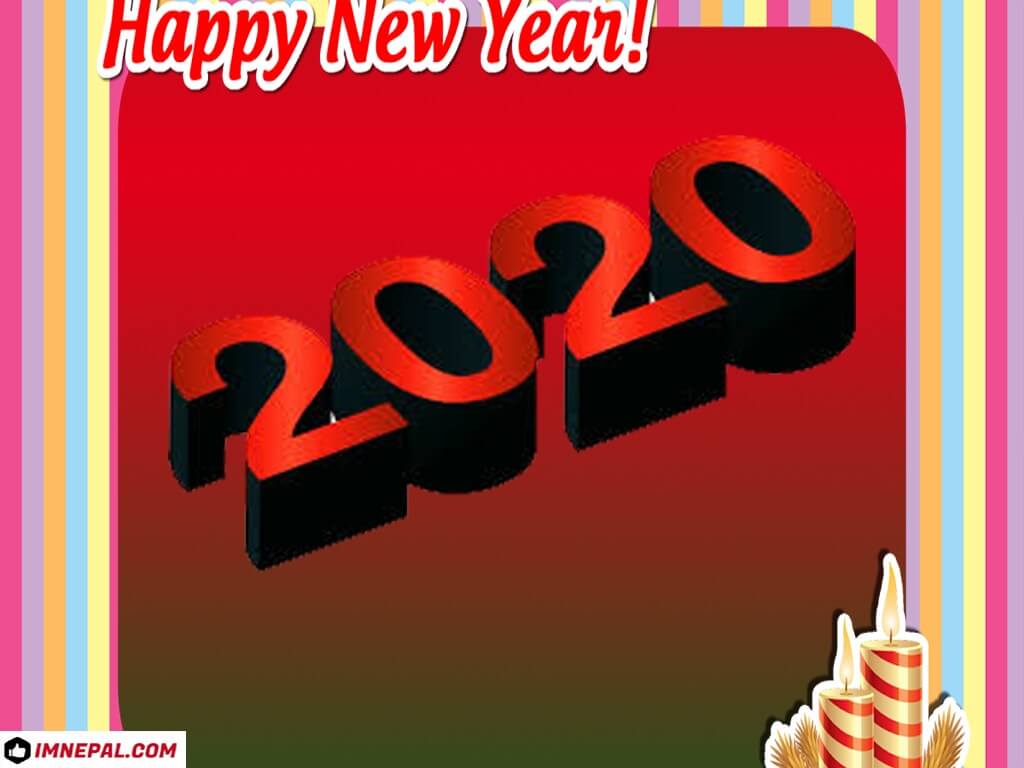 Happy New Year 2077 Greeting Cards Images