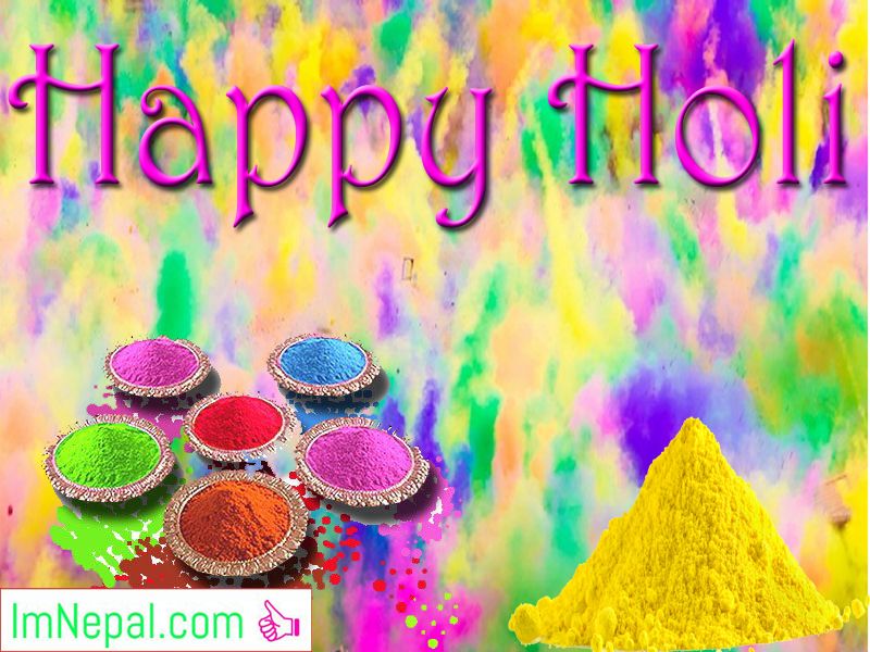 Happy Holi Colorful Festival Hindu Greeting Card Wishes Images Pictures Messages HD Wallpapers Quotes PHotos Pics
