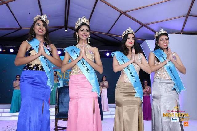 Miss Nepal 2017 program. contestant