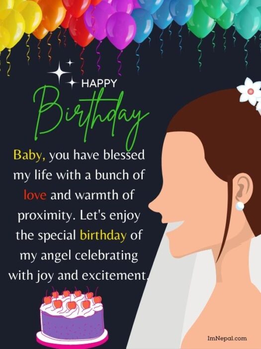 Happy birthday wishes images cards for wife lover