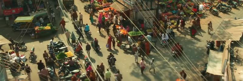 street market in india