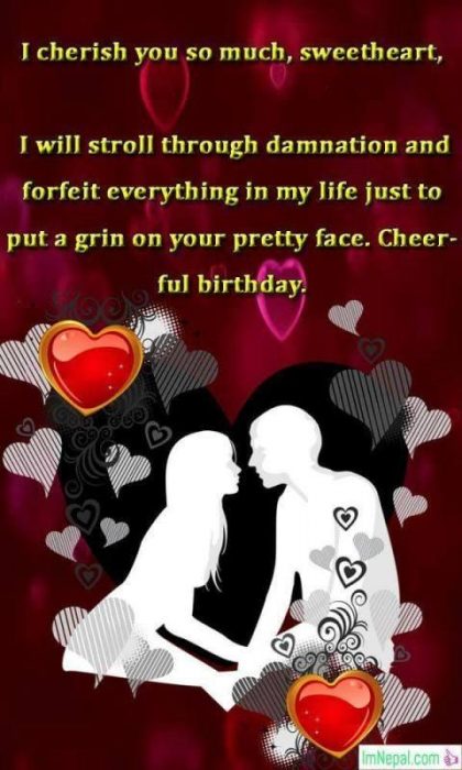 Happy Birthday Wishes For Girlfriend lovers sweetheart gf messages text greetings image wallpapers pics pictures photos cards