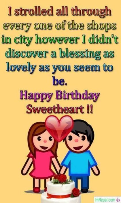Happy Birthday Wishes For Girlfriend lovers sweetheart gf messages text greetings images wallpapers pics cards picture photos