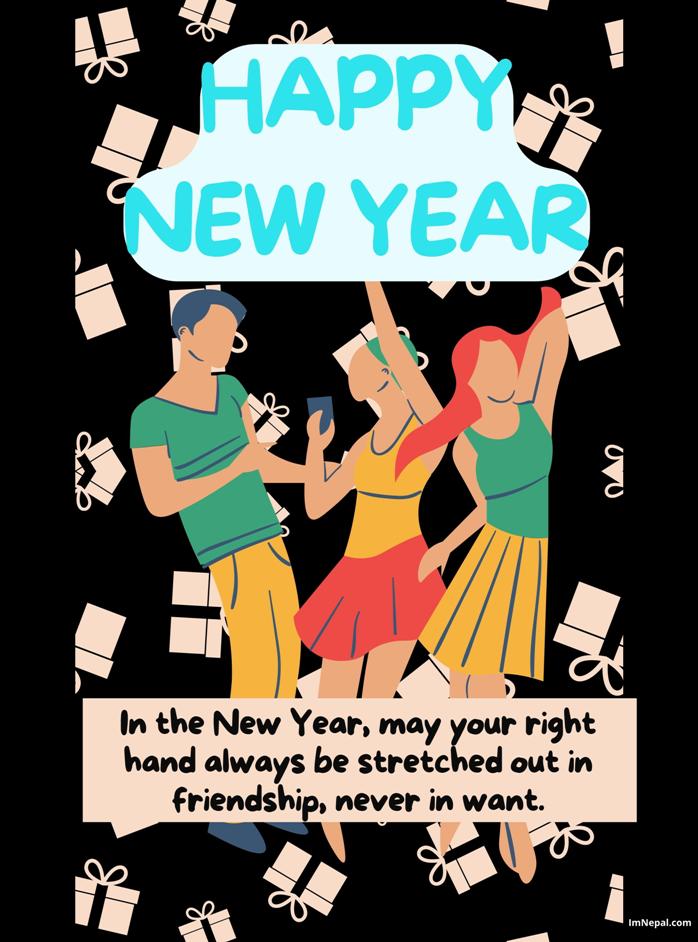 Happy New Year Wish Cards
