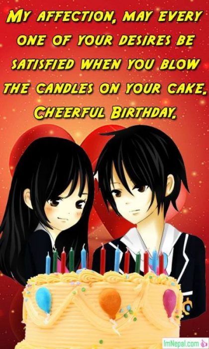 Happy birthday bday girlfriend gf lovers wishes images greetings cards pics photos wallpapers quotes pictures messages