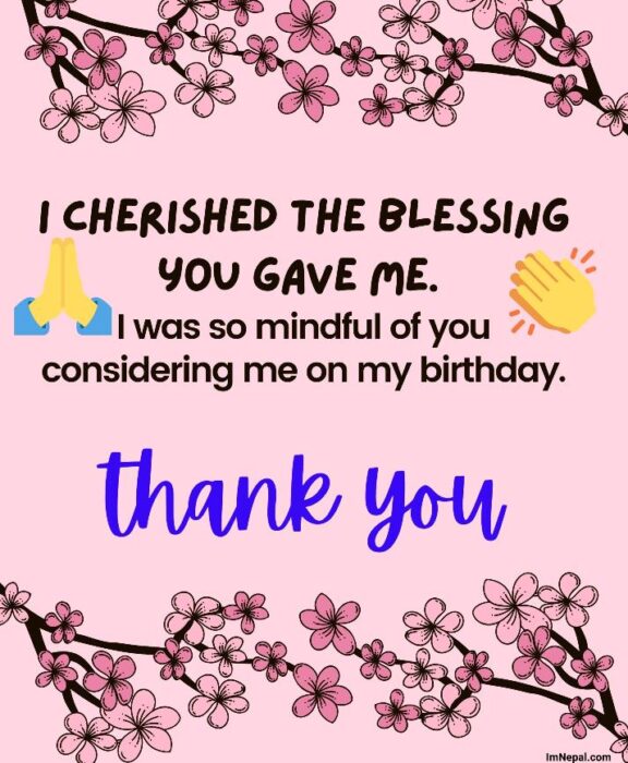 birthday wishes reply thank you messages