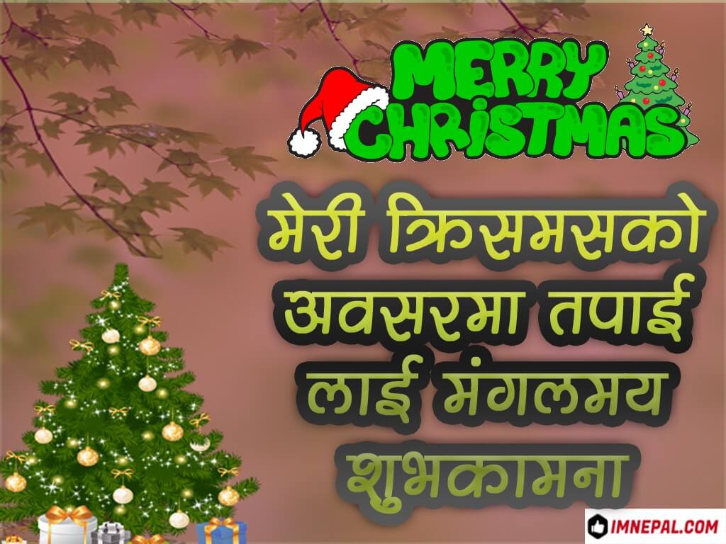 Nepali Merry Christmas Greeting Cards Images Quotes