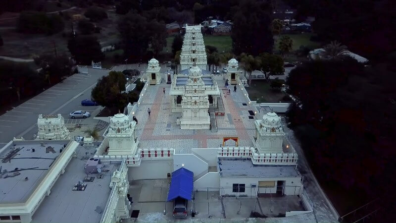 Malibu Hindu Temple, California, USA