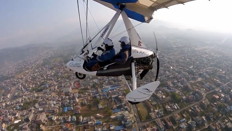 Ultralight Flight Pokhara Nepal
