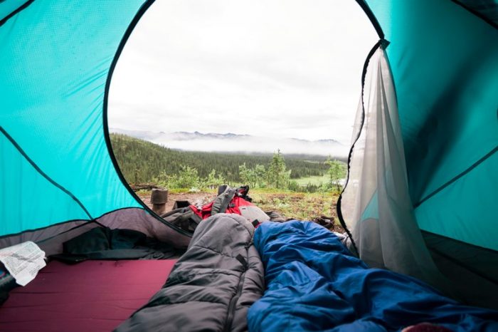sleeping bag tent