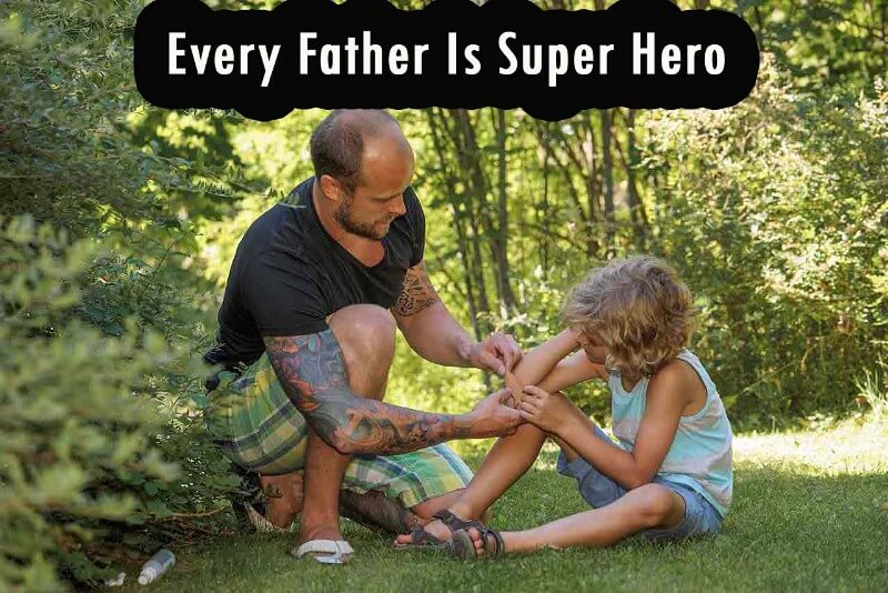 Every father is superhero first ad paediatric doctor