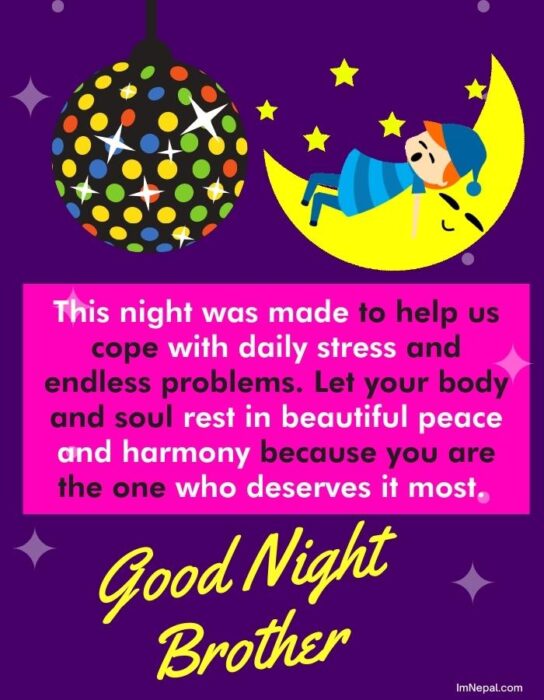 Good Night Quotes For Brother