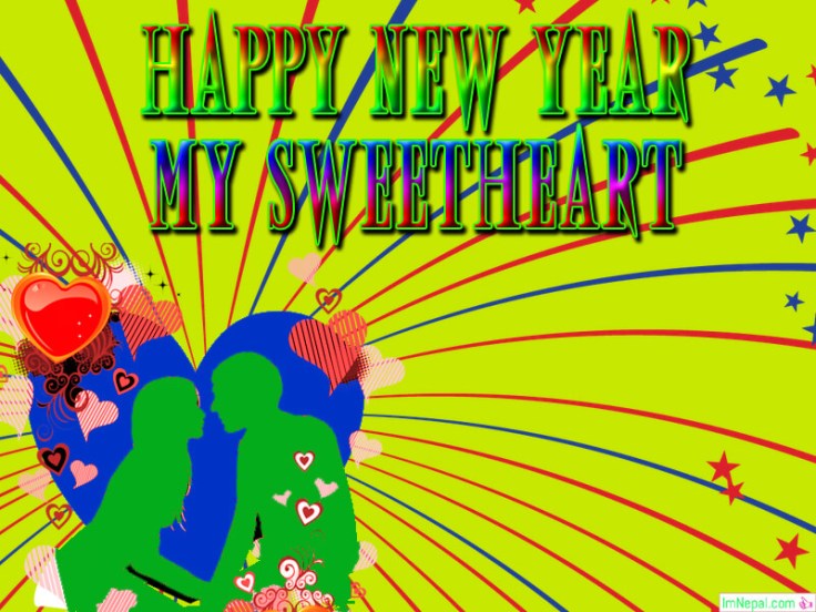 Happy New Year My Sweetheart Greeting Picture
