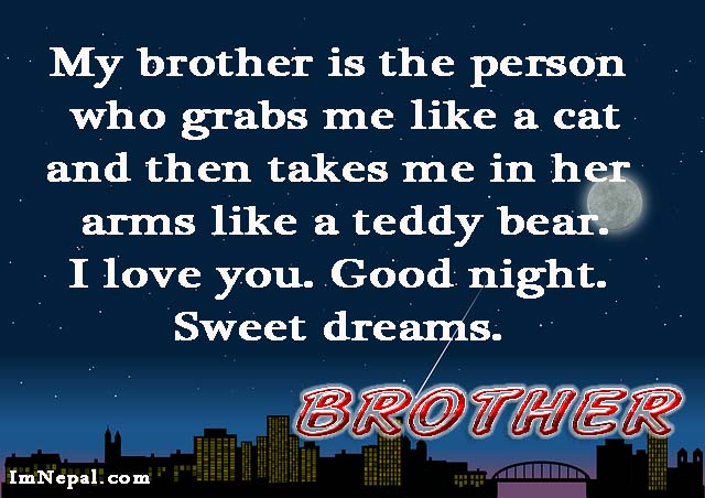 Good Night Messages For Brother | 100 Wishes Prayers Images