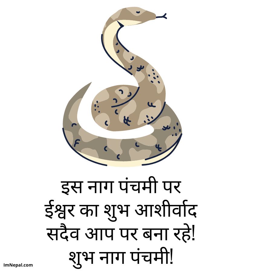 Happy Nag Panchami Hindi Image