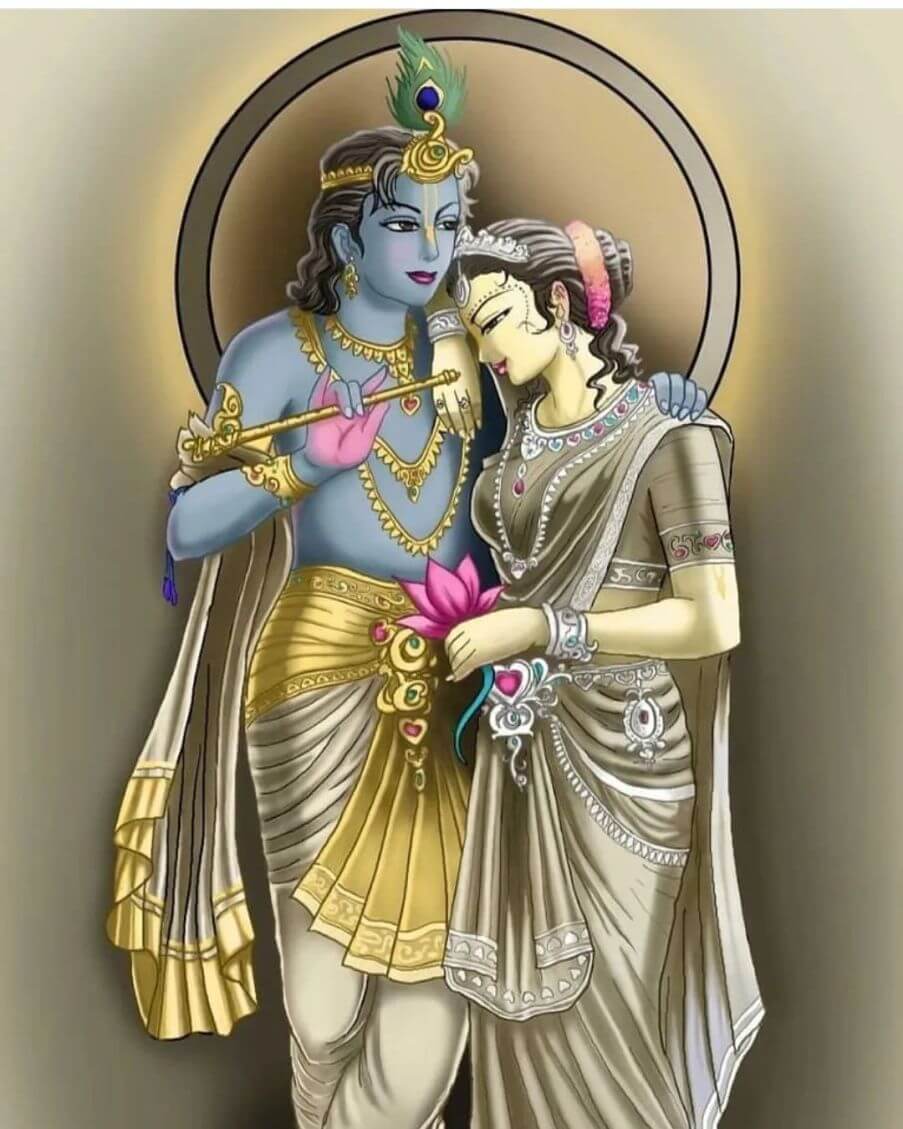 Radha Krishna Image painting