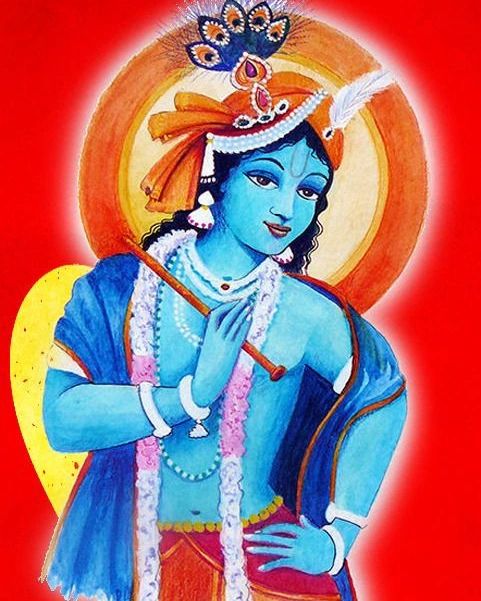 Hindu God Krishna HD Image Janmashtami