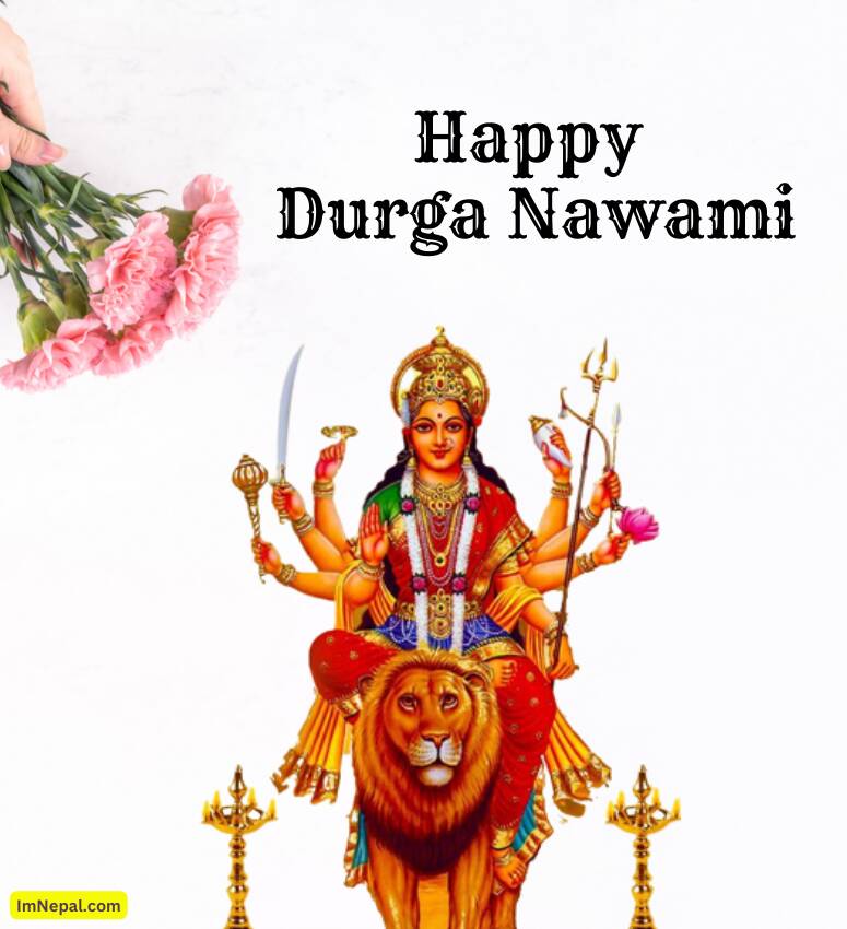 Happy Durga Nawami Dashain Nepali Image