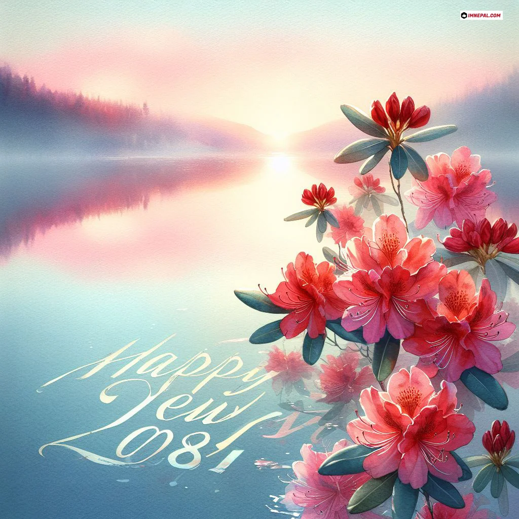 Happy Nepali New Year 2081 Greeting cards