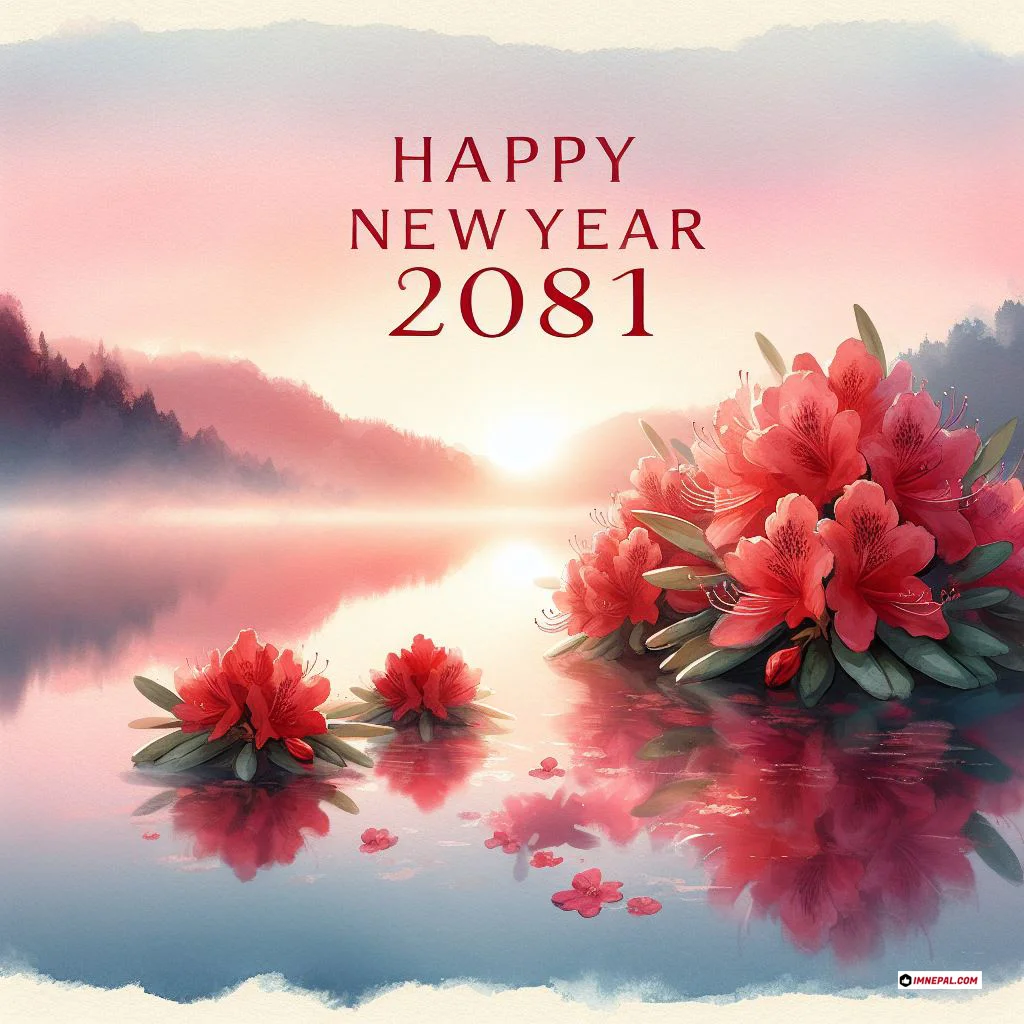 Happy Nepali New Year 2081 Greeting cards