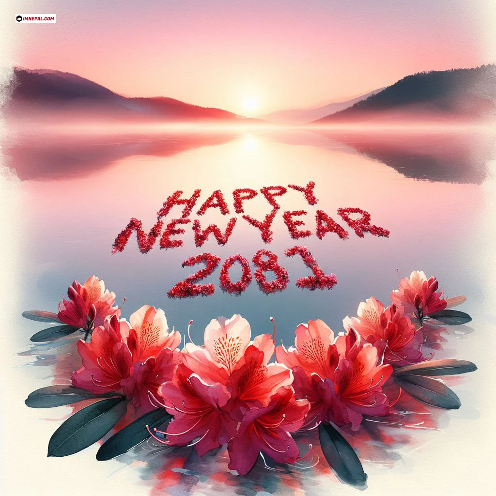 Happy Nepali New Year 2081 Greeting cards